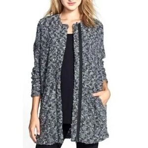 The Fisher Project by Eileen Fisher - Zip Front Boucle Sweater/Jacket